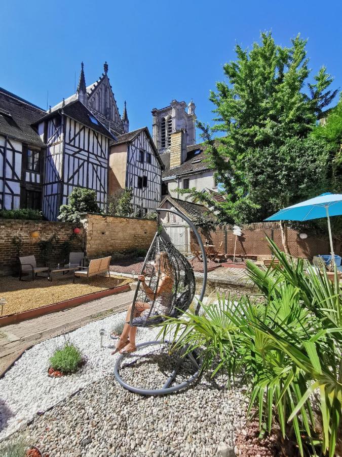 Le Chat De La Cathedrale - Calme - Jardin - Wifi Troyes Exteriér fotografie