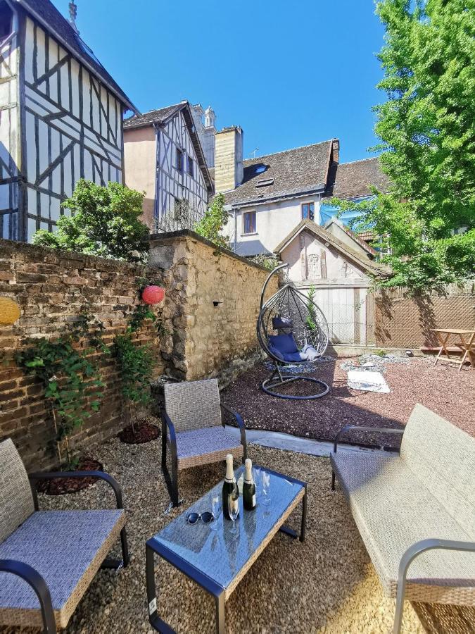 Le Chat De La Cathedrale - Calme - Jardin - Wifi Troyes Exteriér fotografie